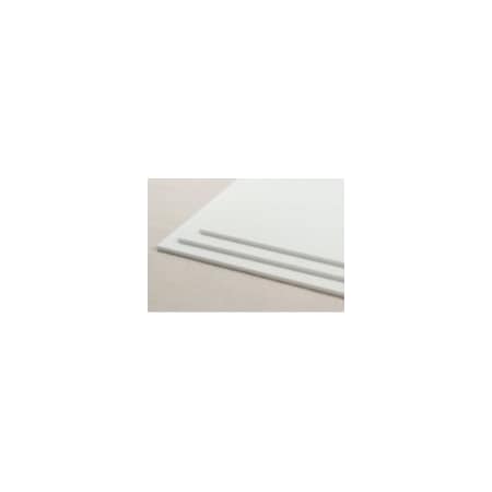 Professional Plastics White PVC VS1 FM4910 Sheet Simona, 1.000 X 48.000 X 96.000 ( Each) SPVCVS1.1.000X48.000X96.000WS